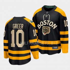 Boston Bruins A.J. Greer 2023 Winter Classic Black Breakaway Jersey Men's