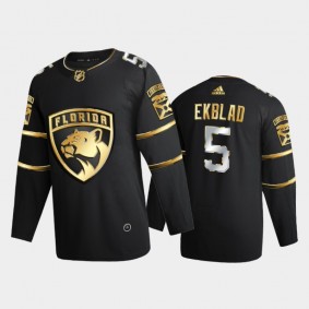Florida Panthers Aaron Ekblad #5 2020-21 Authentic Golden Black Limited Authentic Jersey