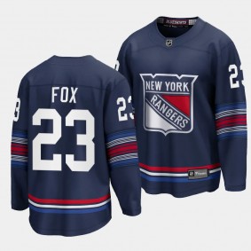 New York Rangers Adam Fox 2023-24 Alternate Navy Premier Breakaway Player Jersey Men's