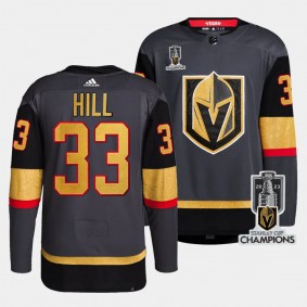 Adin Hill Vegas Golden Knights 2023 Stanley Cup Champions Gray 33 Jersey Authentic Alternate