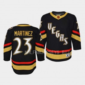 Vegas Golden Knights Alec Martinez 2022 Special Edition 2.0 Black #23 Youth Jersey Retro