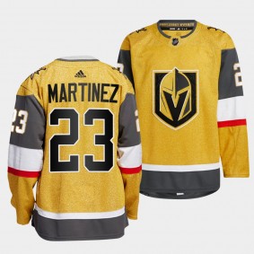 Vegas Golden Knights 2022-23 Home Alec Martinez #23 Gold Jersey Authentic