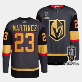 Alec Martinez Vegas Golden Knights 2023 Stanley Cup Champions Gray 23 Jersey Authentic Alternate