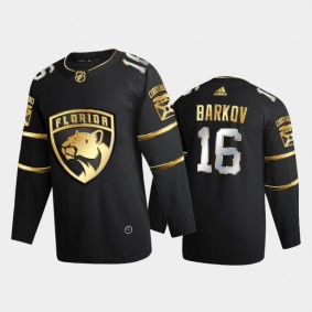 Florida Panthers Aleksander Barkov #16 2020-21 Authentic Golden Black Limited Authentic Jersey