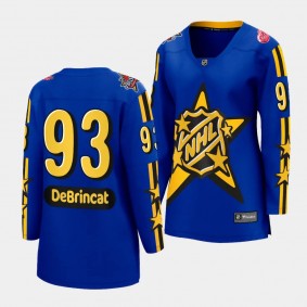 Detroit Red Wings Alex DeBrincat 2024 NHL All-Star Game Breakaway Women Blue Jersey