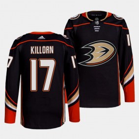 Anaheim Ducks Authentic Pro Alex Killorn #17 Black Jersey Home