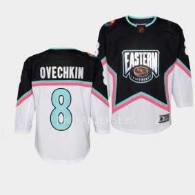 Washington Capitals #8 Alex Ovechkin 2023 NHL All-Star Eastern Conference Premier Black Youth Jersey