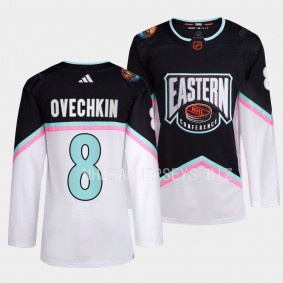 2023 NHL All-Star Alex Ovechkin Washington Capitals Black #8 Eastern Conference Jersey