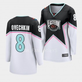 Washington Capitals Alex Ovechkin 2023 NHL All-Star Eastern Conference Women Black Jersey Breakaway Player