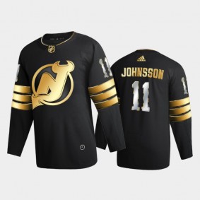New Jersey Devils Andreas Johnsson #11 2020-21 Golden Edition Black Limited Authentic Jersey