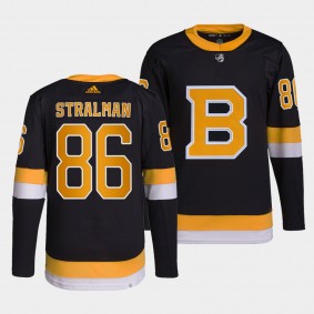 Anton Stralman Bruins Authentic Pro Black Alternate Jersey