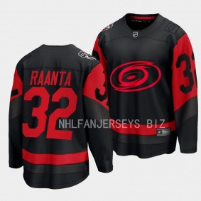 2023 NHL Stadium Series Antti Raanta Jersey Carolina Hurricanes Black #32 Breakaway Player Men'