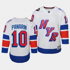 Artemi Panarin New York Rangers Youth Jersey 2024 NHL Stadium Series White Premier Player Jersey