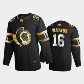 Ottawa Senators Austin Watson #16 2020-21 Authentic Golden Black Limited Edition Jersey