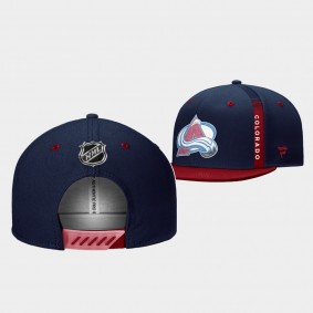 Colorado Avalanche 2022 NHL Draft Authentic Pro Hat Navy