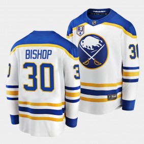 Ben Bishop Buffalo Sabres Away 2022 White Breakaway Player Jersey