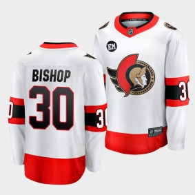 Ben Bishop Ottawa Senators 2022 Away White Jersey Men