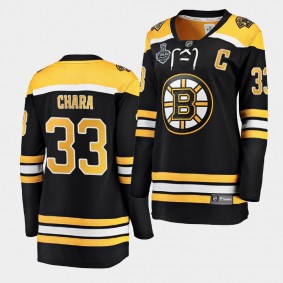 Zdeno Chara #33 Bruins Stanley Cup Final 2019 Home Jersey Women's