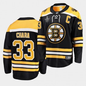 Zdeno Chara #33 Bruins Stanley Cup Playoffs 2019 Breakaway Jersey Men's