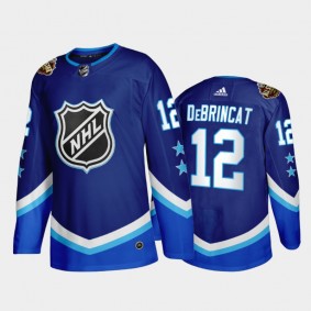 Chicago Blackhawks Alex DeBrincat #12 2022 NHL All-Star Jersey Blue Western