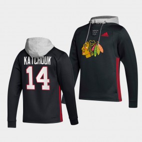 Chicago Blackhawks Boris Katchouk Skate Black Lace-up Hoodie