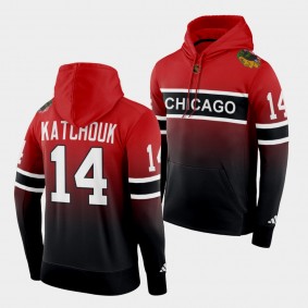 Chicago Blackhawks Boris Katchouk Reverse Retro 2.0 Red Black Special Edition Hoodie Pullover
