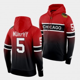 Chicago Blackhawks Connor Murphy Reverse Retro 2.0 Red Black Special Edition Hoodie Pullover