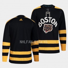 Boston Bruins 2023 Winter Classic Blank Authentic Jersey Black