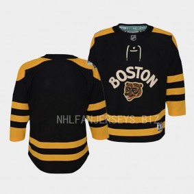 Boston Bruins Blank 2023 Winter Classic Black # Youth Jersey