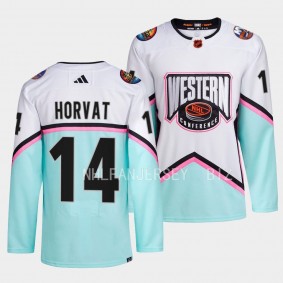 Bo Horvat New York Islanders 2023 NHL All-Star White #14 Authentic Primegreen Jersey Men's
