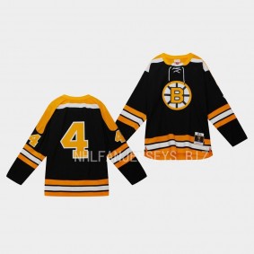 Bobby Orr Boston Bruins Blue Line 1971 Throwback Black #4 Jersey Mitchell Ness