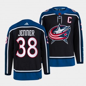 Boone Jenner Columbus Blue Jackets 2022 Reverse Retro 2.0 Navy #38 Authentic Primegreen Jersey Men's