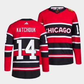 Reverse Retro 2.0 Chicago Blackhawks Boris Katchouk #14 Red Authentic Primegreen Jersey 2022