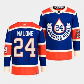 2023 NHL Heritage Classic Edmonton Oilers Brad Malone #24 Royal Primegreen Jersey