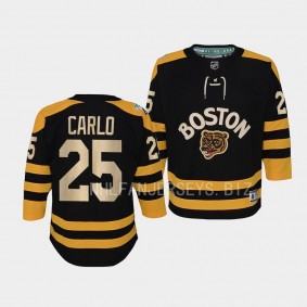 Boston Bruins Brandon Carlo 2023 Winter Classic Black #25 Youth Jersey