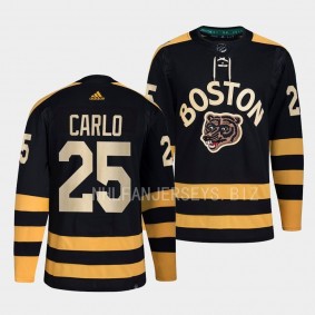 2023 Winter Classic Boston Bruins Brandon Carlo #25 Black Primegreen Jersey