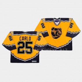 Brandon Carlo Boston Bruins Throwback Gold #25 Jersey Replica