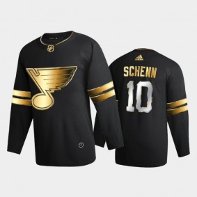 St. Louis Blues Brayden Schenn #10 2020-21 Golden Edition Black Limited Authentic Jersey