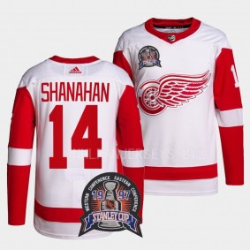 1997 Stanley Cup Brendan Shanahan Detroit Red Wings Red #14 25th Anniversary Jersey