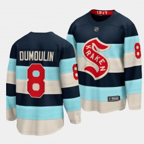 Seattle Kraken Brian Dumoulin 2024 NHL Winter Classic Blue Breakaway Player Jersey Men's