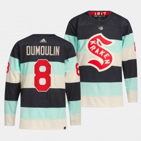 Seattle Kraken 2024 NHL Winter Classic Brian Dumoulin #8 Blue Primegreen Jersey Men's