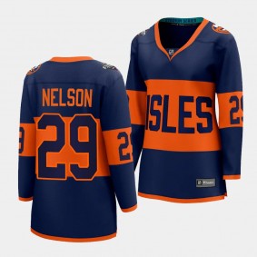 Brock Nelson New York Islanders 2024 NHL Stadium Series Women Breakaway Player 29 Jersey