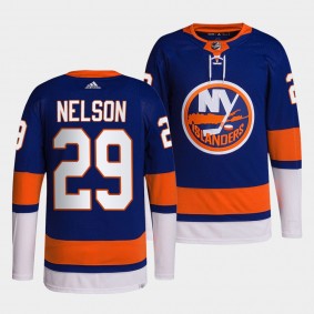 New York Islanders 2022 Home Brock Nelson #29 Royal Jersey Primegreen Authentic Pro