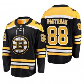 Men's Boston Bruins David Pastrnak #88 Home Black Breakaway Player Cheap Jersey