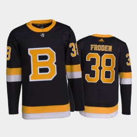 2021-22 Bruins Jesper Froden Alternate Black Jersey