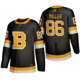 Boston Bruins Kevan Miller #86 2020 Season Alternate ADIZERO Black Jersey