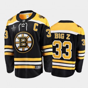 Boston Bruins Zdeno Chara #33 Nickname Black Breakaway Player Big Z Jersey