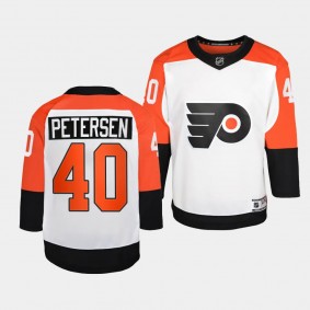 Philadelphia Flyers Cal Petersen 2023-24 Away White Premier Player Jersey Men's