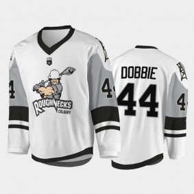 Calgary Roughnecks #44 Dane Dobbie NLL Sublimated Replica Jersey White