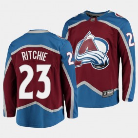 Colorado Avalanche Calum Ritchie 2023 NHL Draft Burgundy Home Jersey Breakaway Player